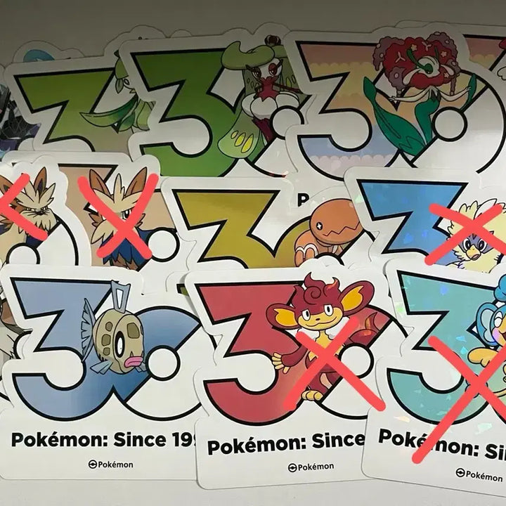 [BUNJANG] Pokemon 30th Anniversary Logo Sticker / 포켓몬 30주년 로고 스티커 판매