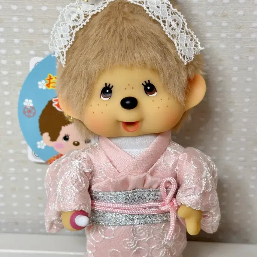 [BUNJANG] Monchhichi Kimono Keychain / 기모노 몬치치 키링