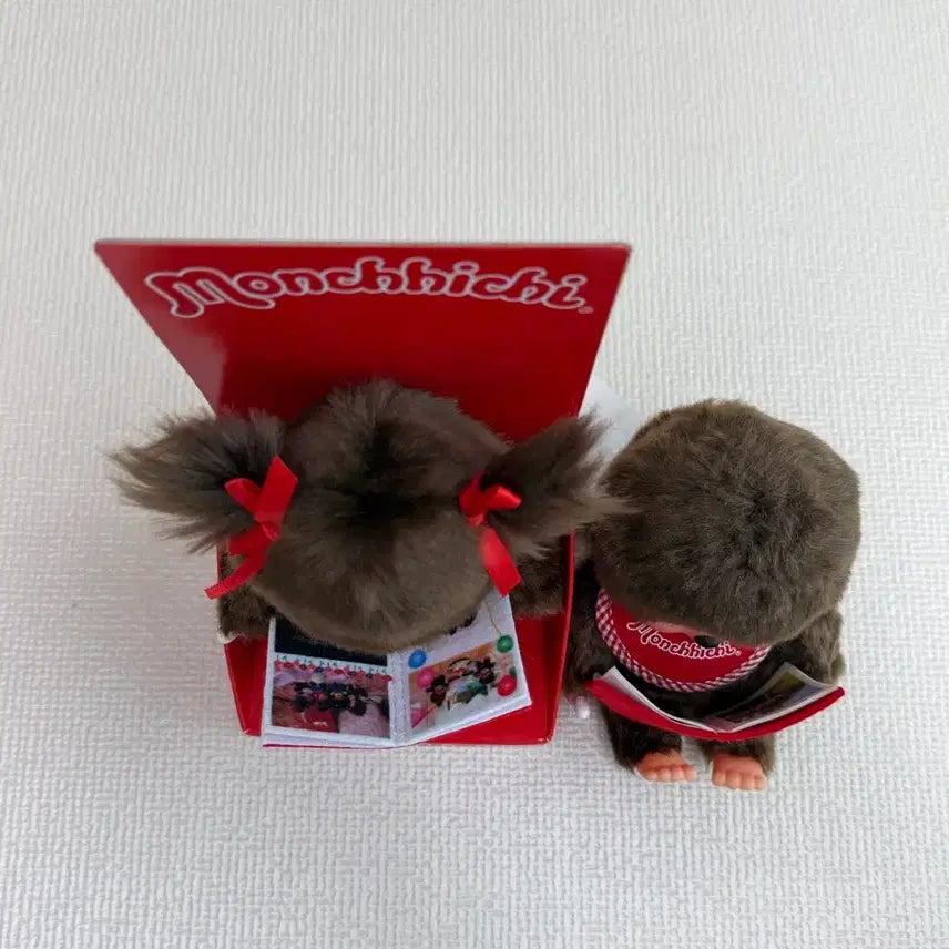 [BUNJANG] Monchhichi Reading Girl Boy Bundle Set / 책 읽는 몬치치 여아 남아 일괄판매
