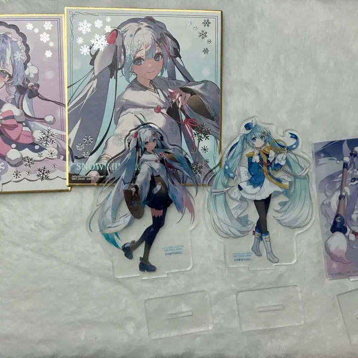 [BUNJANG] Yuki Miku Hatsune Miku Lottery Acrylic Board Bundle Set / 유키미쿠 하츠네미쿠 쿠지 아크릴 색지 일괄