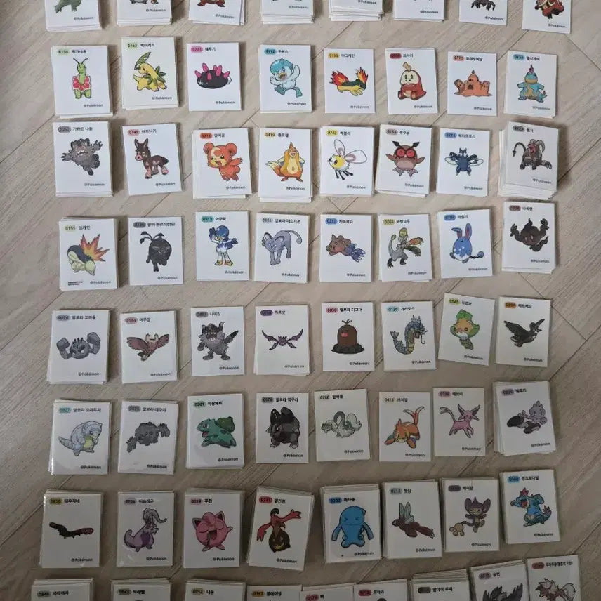 [BUNJANG] Pokemon Sticker Pack / 포켓몬 띠부씰 판매