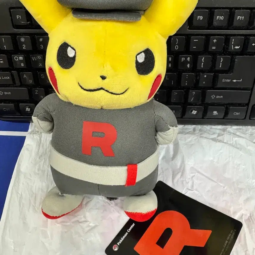 [BUNJANG] Pokemon Team Rocket Pikachu Plush / 포켓몬스터 로켓단 피카츄 인형