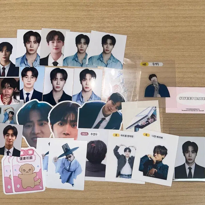 [BUNJANG] Choo Young-woo Proof Photo Sticker Set / 추영우 증명사진 스티커