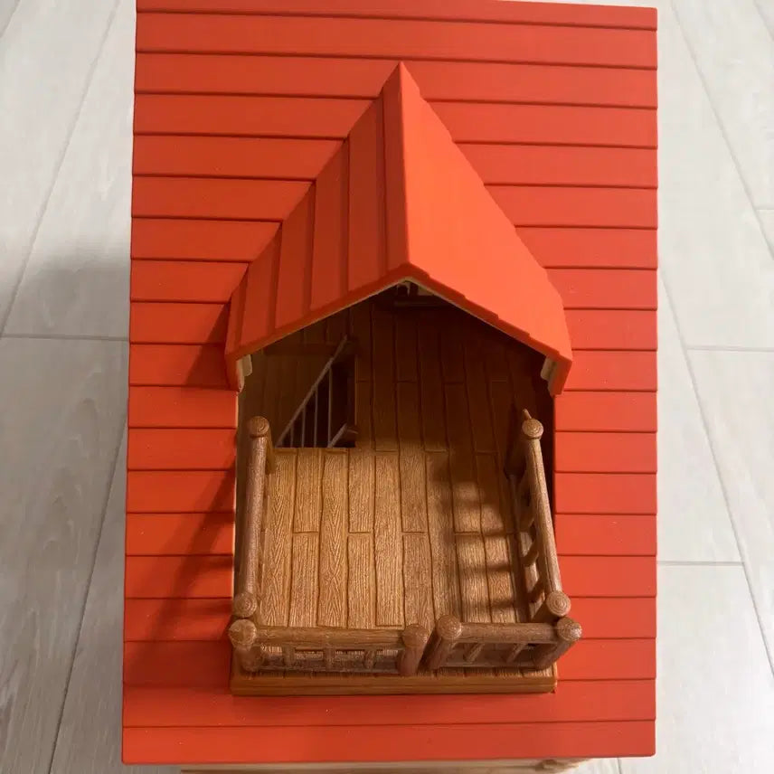 [BUNJANG] Sylvanian Families Log Cabin Gift Set - Discontinued / 5278)단종)올드)일괄)실바니안 로그케빈 기프트세트 바다가 보이는 통나무집
