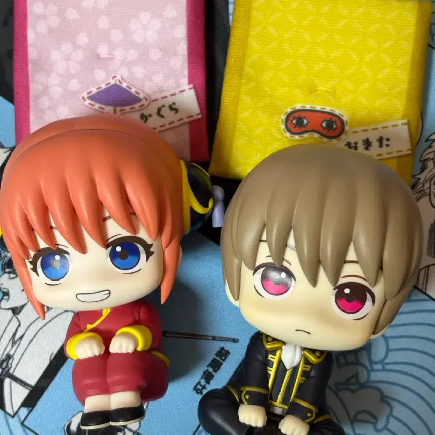 [BUNJANG] Gintama Kagura/Sougo Look Up Bundle (With Bonus Cushion) / 은혼 카구라/소고 룩업 일괄 (특전 방석O)