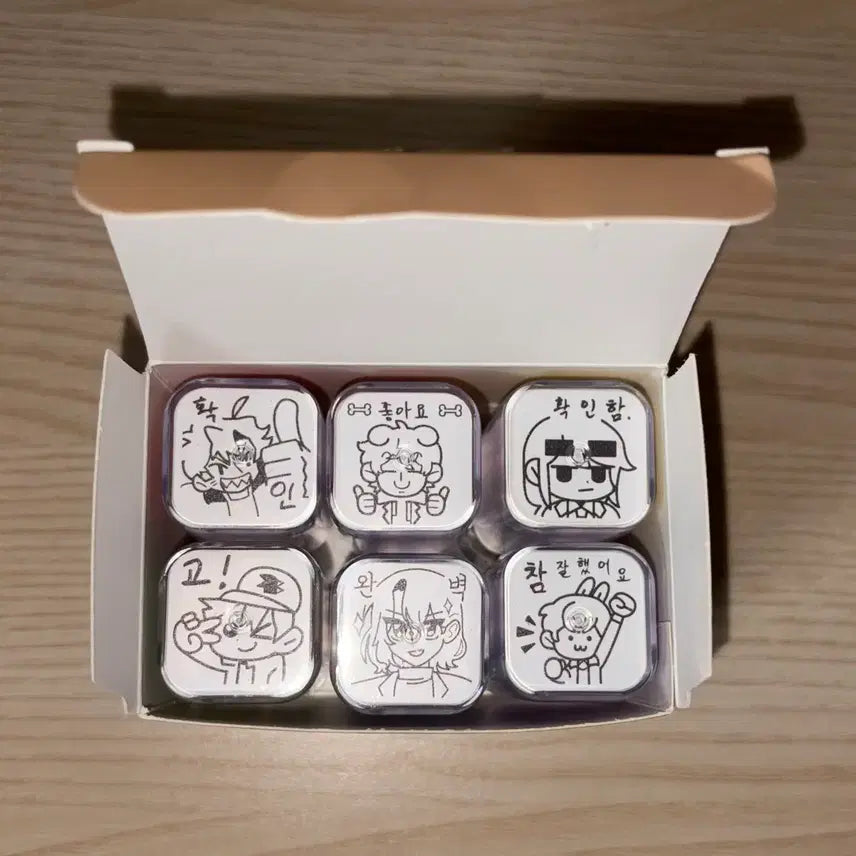[BUNJANG] Jamttl Pixelly Misuban Stamp / 잠뜰 픽셀리 미수반 스탬프 도장
