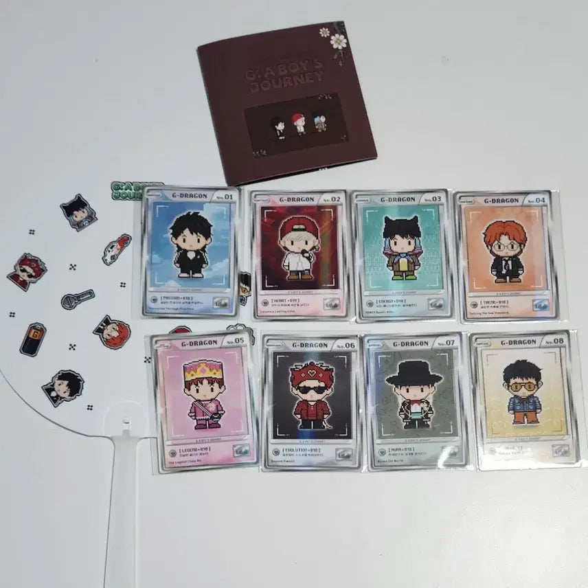 [BUNJANG] G-Dragon Fam Pop-up Character Card Set / 지드래곤 Fam 팝업 캐릭터카드 드볼완성 드래곤볼 지디