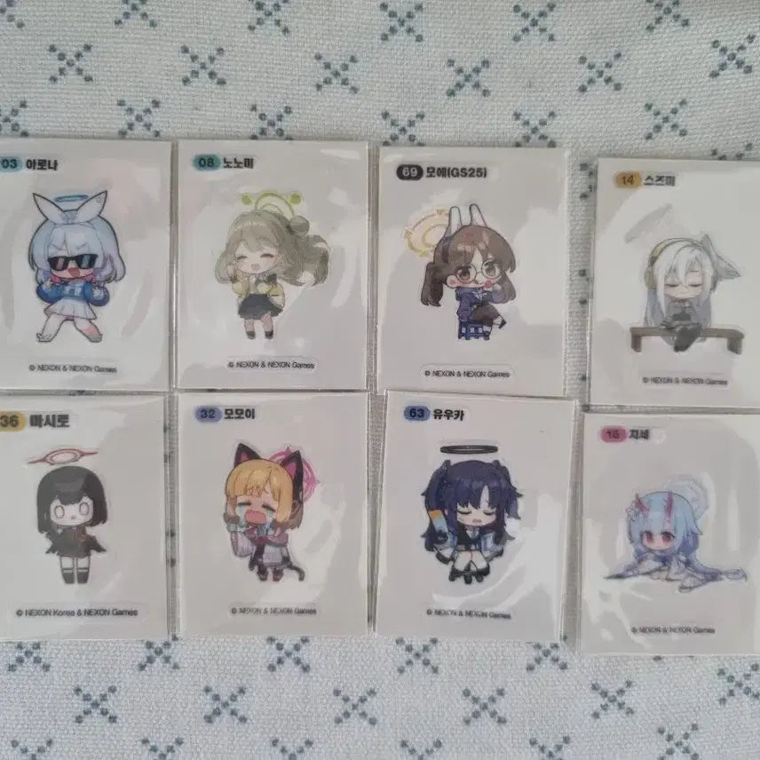 [BUNJANG] Blue Archive Sticker Collection 3 / [개당 가격]블루아카이브 띠부씰 모음 3