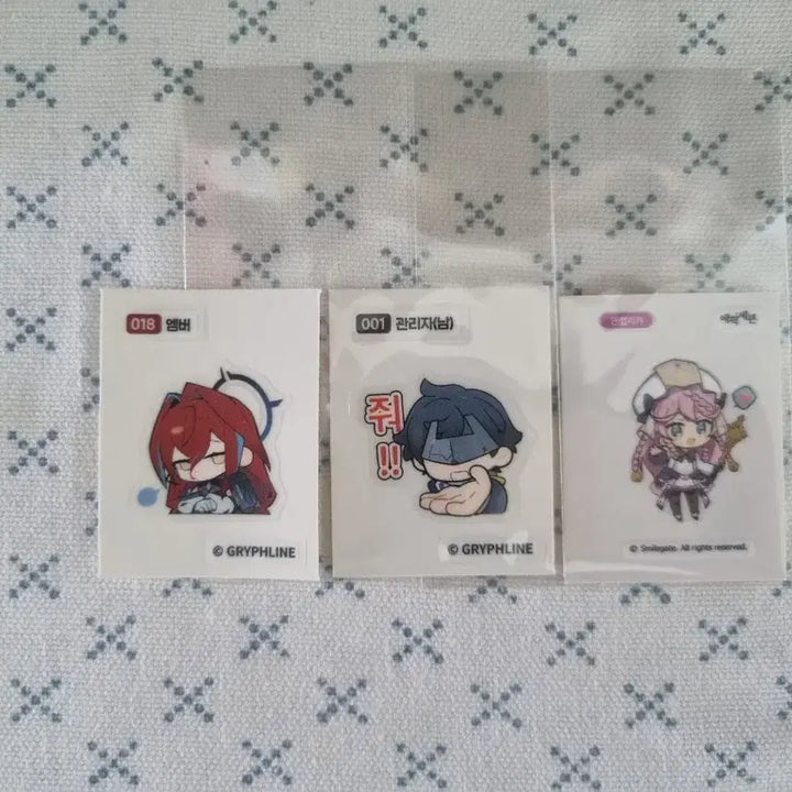 [BUNJANG] Arknights &amp; Epic Seven Tteobsi Seal (Individual) / [개당 가격]명일방주&amp;에픽세븐 띠부씰