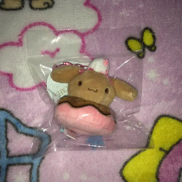 [BUNJANG] Sanrio Cinnamoroll Cafe Mocha Donut Plush Keyring / 산리오 시나모롤 카페 모카 도넛 도너츠 인형 키링