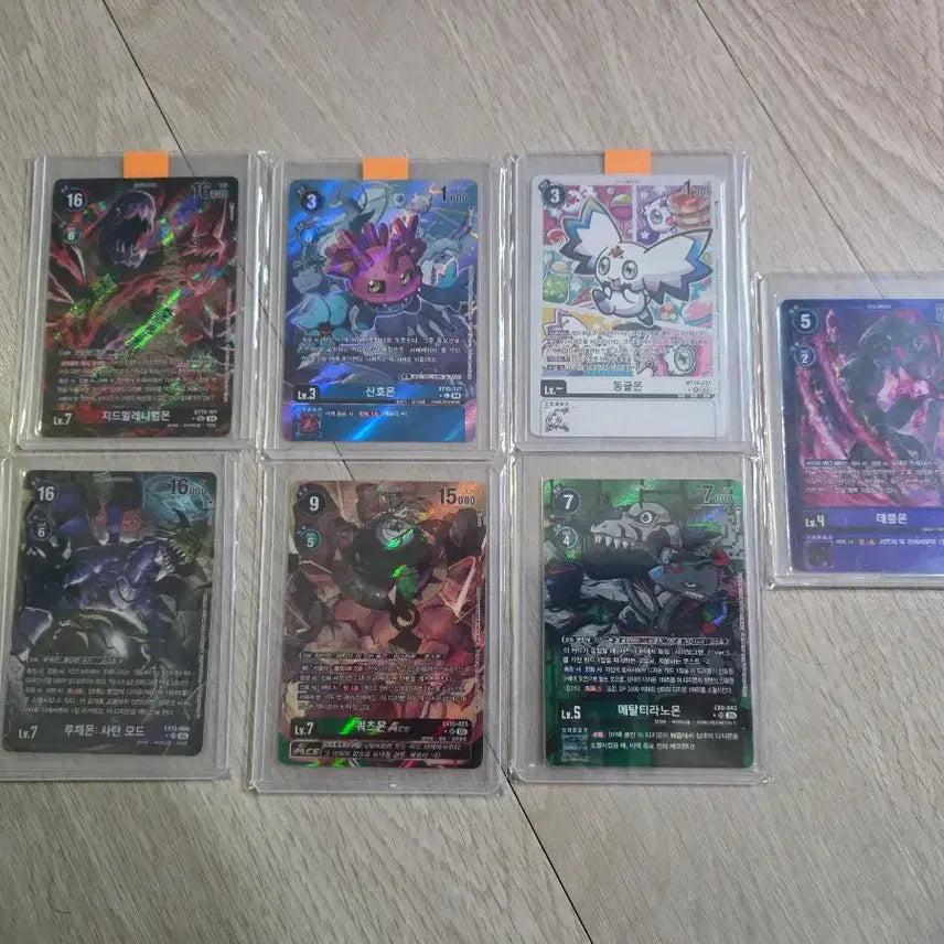[BUNJANG] Digimon Card Parallel Set / 디지몬 카드 페레럴 7장 일괄 판매합니다.