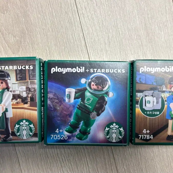 [BUNJANG] Playmobil Starbucks Collaboration Figure 3 Types Set / 플레이모빌 스타벅스 콜라보 피규어 3종 세트
