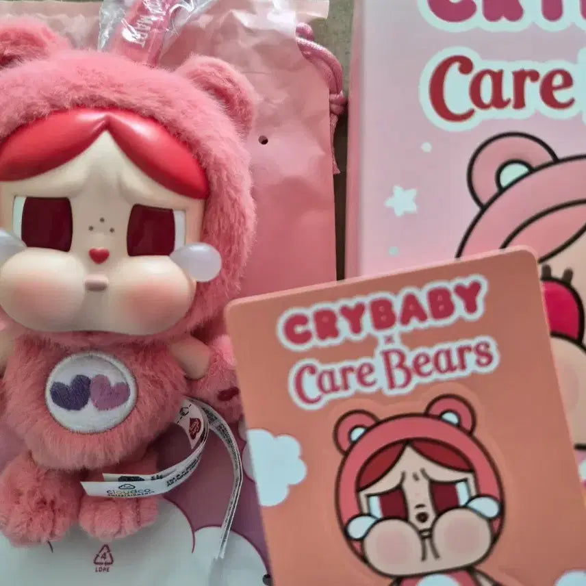 [BUNJANG] Pop Mart Crybaby Care Bears Red / 팝마트 크라이베이비 케어베어스 빨강