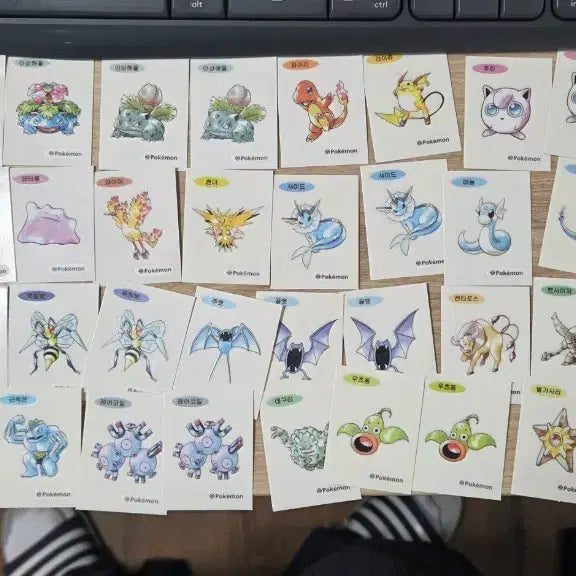 [BUNJANG] Pokemon Artwork Special Bball Stickers Bundle Set (48 pcs) / 포켓몬 아트웍 스페셜 띠부씰 48개 일괄판매