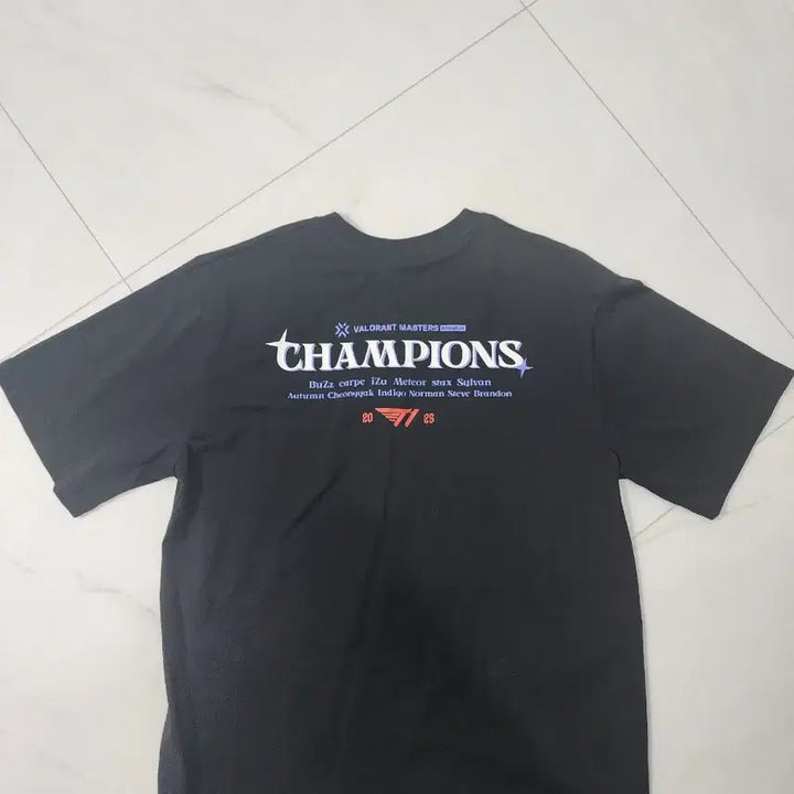 [BUNJANG] T1 Valorant Masters Bangkok Champions T-Shirt / 발로란트 마스터즈 방콕 T1 챔피언스 티셔츠