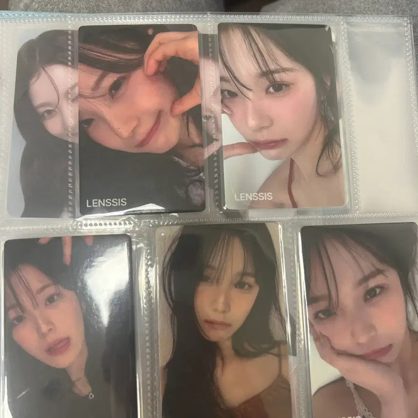 [BUNJANG] fromis_9 Baek Ji-heon Lensis 10-Type Photocard Set / 프로미스나인 백지헌 렌시스 10종 세트 판매합니다.