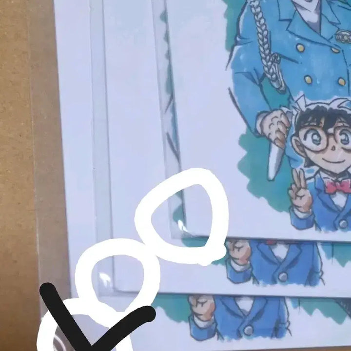 [BUNJANG] Detective Conan: The Darkest Nightmare A3 Visual Board Poster Set / 2종세트(하자주의) 명탐정코난 하이웨이의 타천사 비주얼보드A3포스터