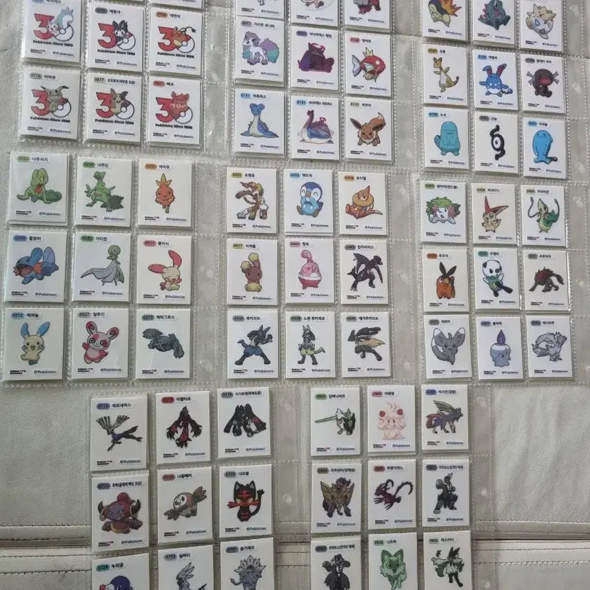 [BUNJANG] Pokemon Season 5 Sticker Collection Complete Set / 포켓몬 시즌5 띠부씰 전종