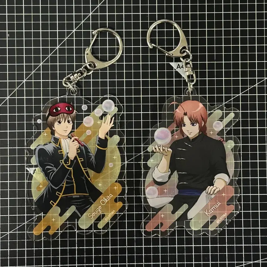 [BUNJANG] Gintama Soap Bubble Acrylic Keychain Bundle Set / 은혼 비눗방울 아크릴 키링 일괄