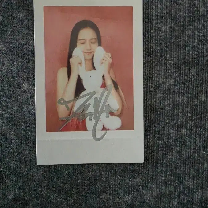 [BUNJANG] BLACKPINK JISOO Autographed Polaroid / 블랙핑크 지수 친필 싸인 폴라로이드 BLACKPINK JISOO