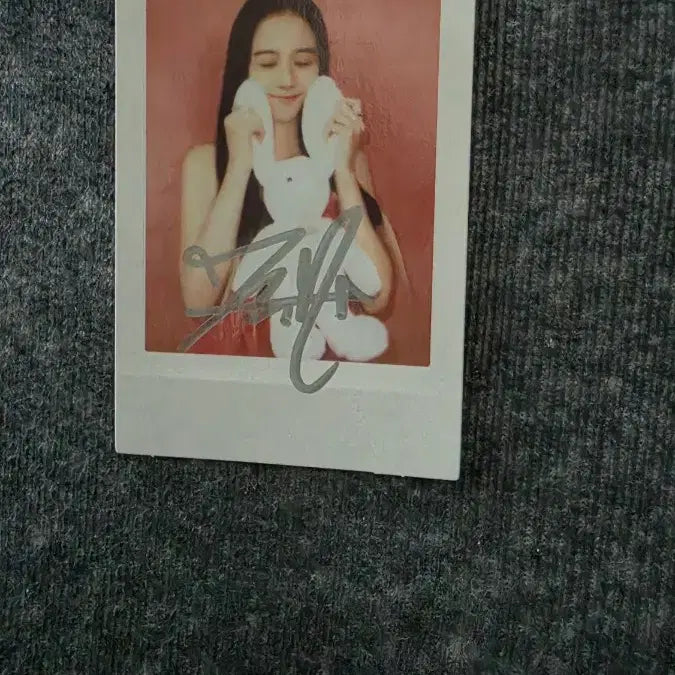 [BUNJANG] BLACKPINK JISOO Autographed Polaroid / 블랙핑크 지수 친필 싸인 폴라로이드 BLACKPINK JISOO