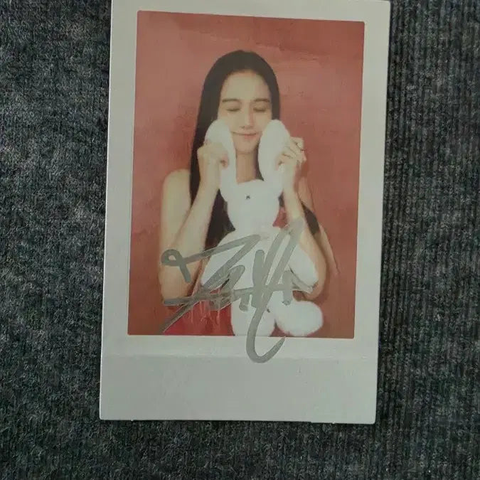 [BUNJANG] BLACKPINK JISOO Autographed Polaroid / 블랙핑크 지수 친필 싸인 폴라로이드 BLACKPINK JISOO