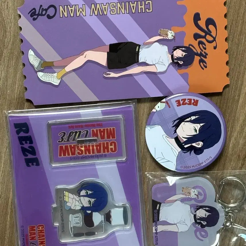 [BUNJANG] Chainsaw Man - Len / Reze Cafe Goods Bundle Set / 체인소맨 레제 카페 굿즈 일괄