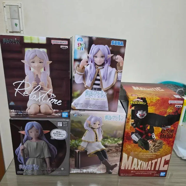[BUNJANG] Frieren &amp; Bakugo Figure Bundle Set / 프리렌,바쿠고 피규어 일괄