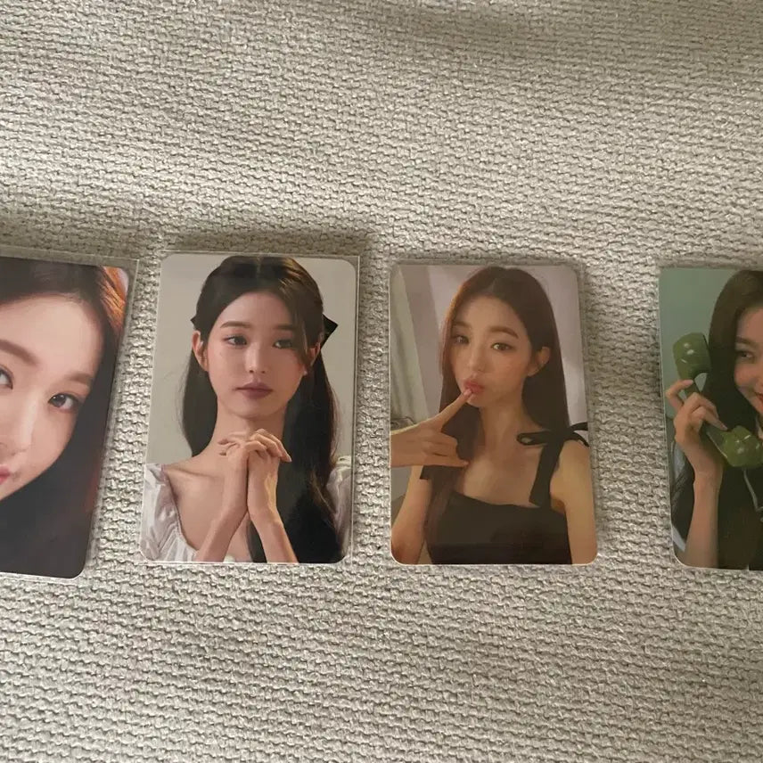 [BUNJANG] IVE Jang Wonyoung Hapa Kristin Photocard Bundle Set / IVE 장원영 하파크리스틴 포카 4장 일괄