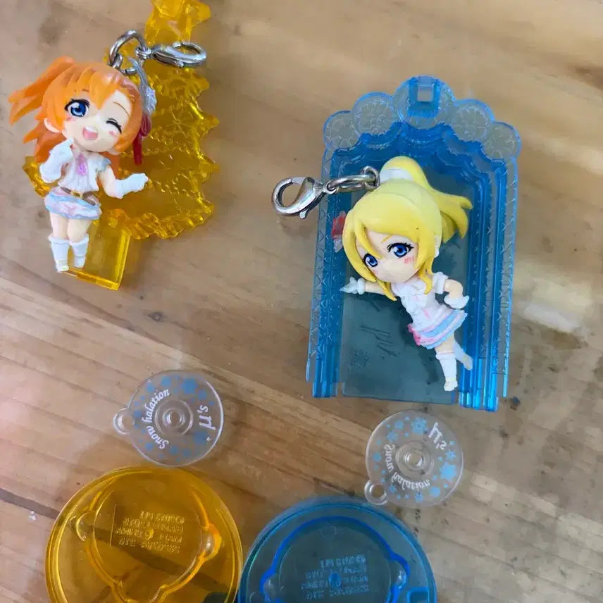 [BUNJANG] Love Live! Muse Snow Halation Keyring Honoka &amp; Eri Bundle Set / 일괄 러브라이브 뮤즈 스노하레 키링 호노카 에리