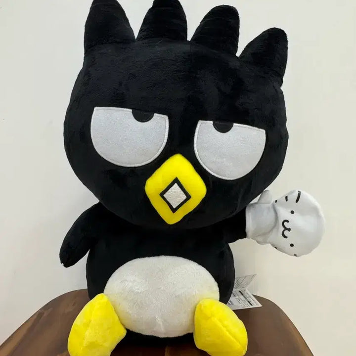 [BUNJANG] Badtz-Maru Good Hanmaru Hand Puppet Large Plush Doll / [레어]배드바츠마루 굿하나마루 핸드 퍼펫 대형 인형 산리오