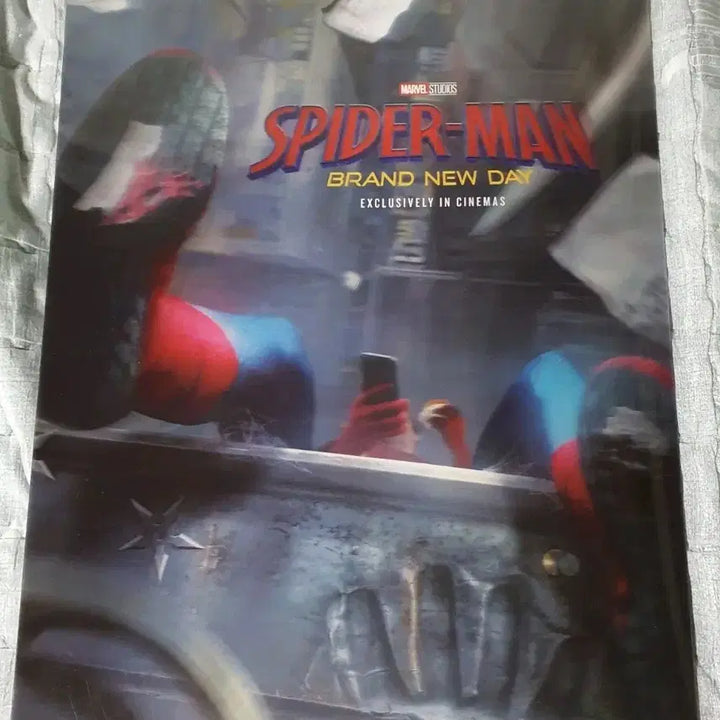 [BUNJANG] Spider-Man 3D Lenticular Poster with Pin Badge Set / 스파이더맨 3D렌티큘러+핀뱃지