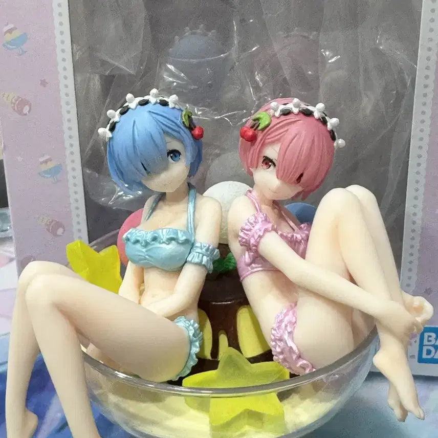 [BUNJANG] Re:Zero Ram Rem Pudding Figure Last One Prize / 리제로 렘 람 푸딩 피규어 쿠지 라스트 원상