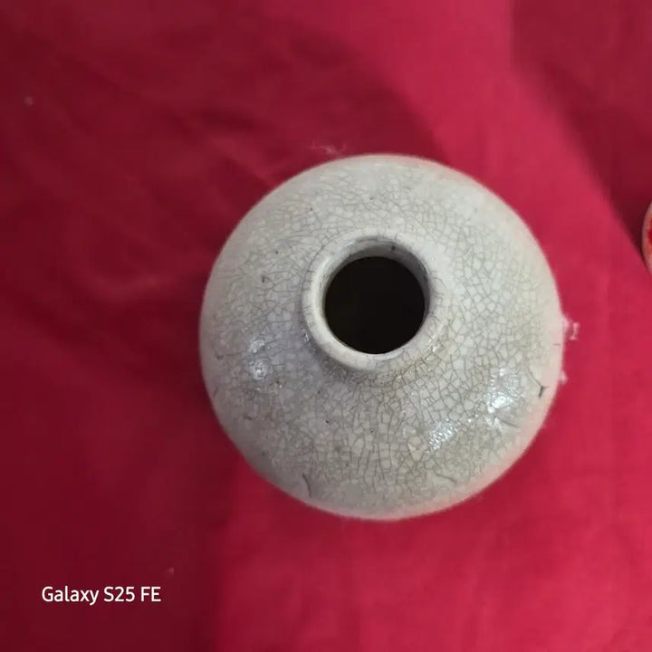 [BUNJANG] Vintage Joseon White Porcelain Vase / 빈티지 도자기 꽃병