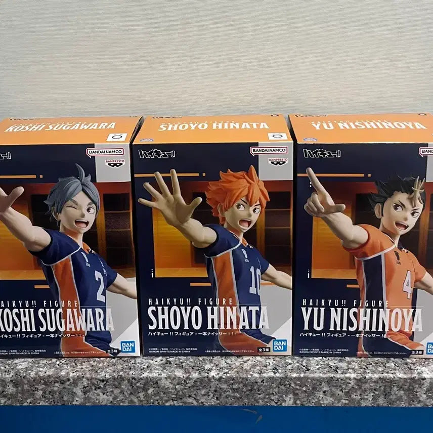 [BUNJANG] Bandai Haikyuu!! Nice Serve Figure 3-Set / BANDAI 하이큐 나이스 서브 피규어 3종세트
