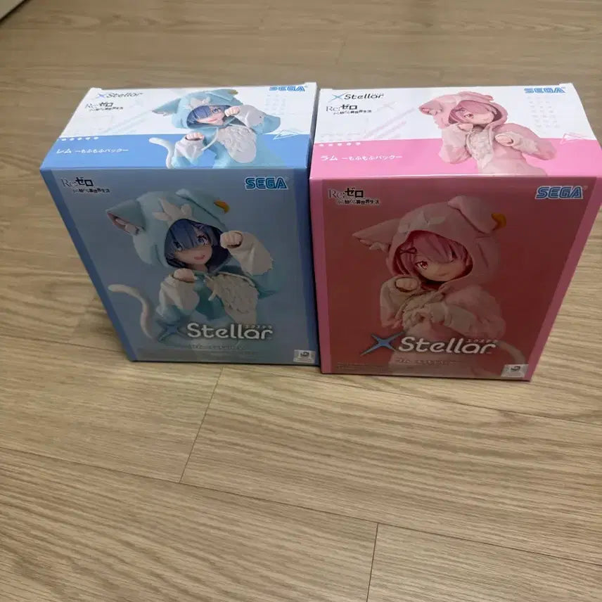 [BUNJANG] SEGA Re:Zero Rem &amp; Ram Stellar Figure (Sealed) / 세가 리제로  람&amp;렘 스텔라 피규어 미개봉