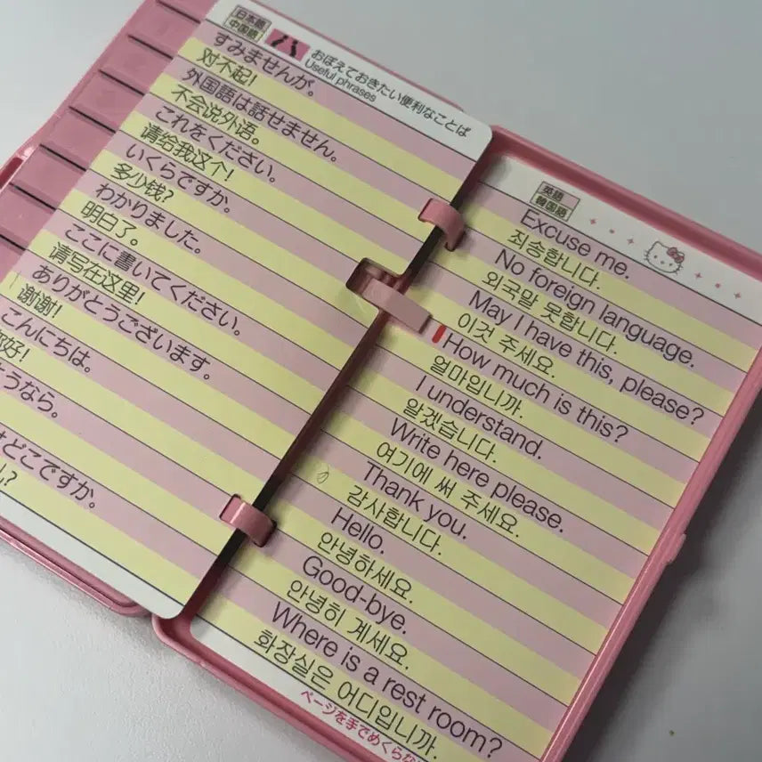 [BUNJANG] Rare Vintage Hello Kitty Translator Electronic Organizer Diary Toy / 희귀 고전 키티 번역기 전자수첩 다이어리 노트 장난감 고전문구 레트로 완구
