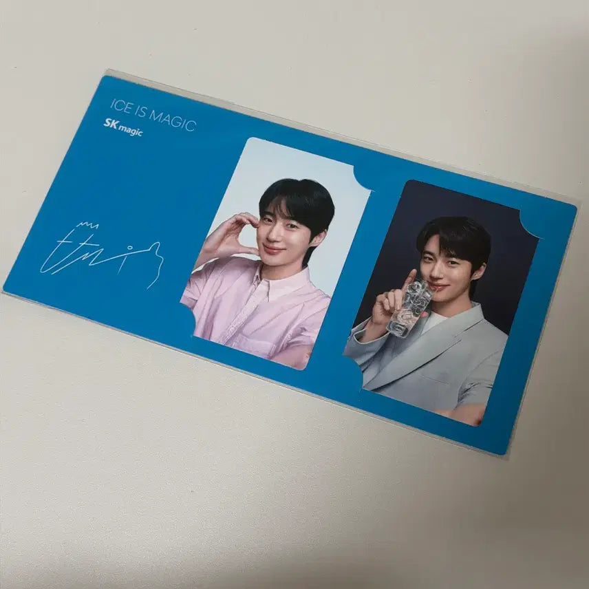 [BUNJANG] Byun Woo Seok SK Magic Ice Magic Photocard Set 2 Sealed / 변우석 sk매직 아이스매직 포토카드 2 미개봉 새상품