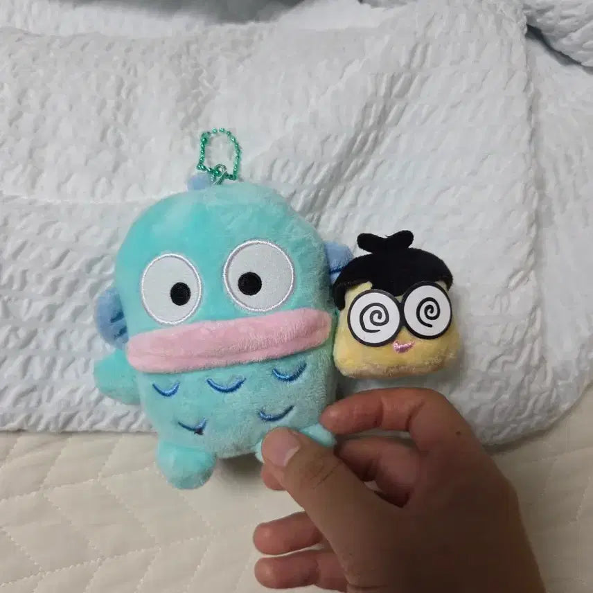 [BUNJANG] Shinrio Hangyodong Plush Keychain / 신리오  한교동  인형 키링