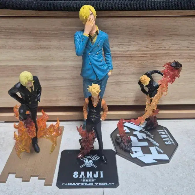 [BUNJANG] One Piece Sanji Figure Bundle Set / 원피스피규어 상디피규어 일괄