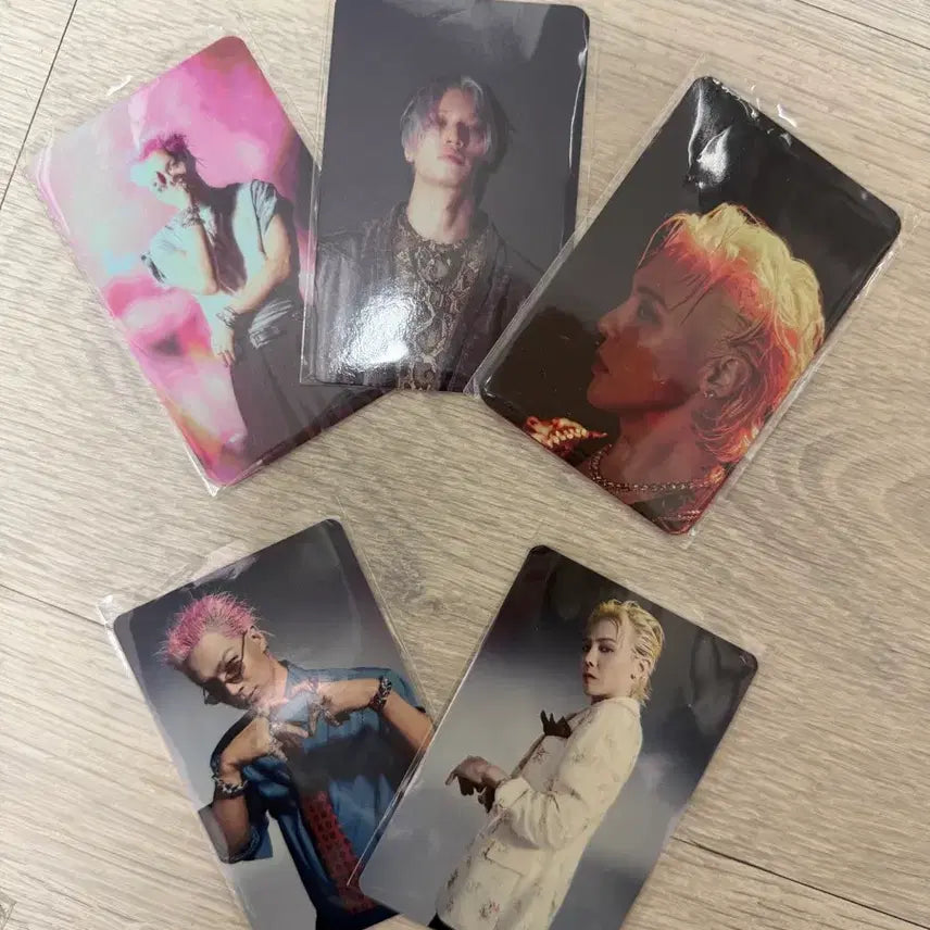 [BUNJANG] Big Bang 5 Types Photocard Bundle Set / 빅뱅 포토카드 5종