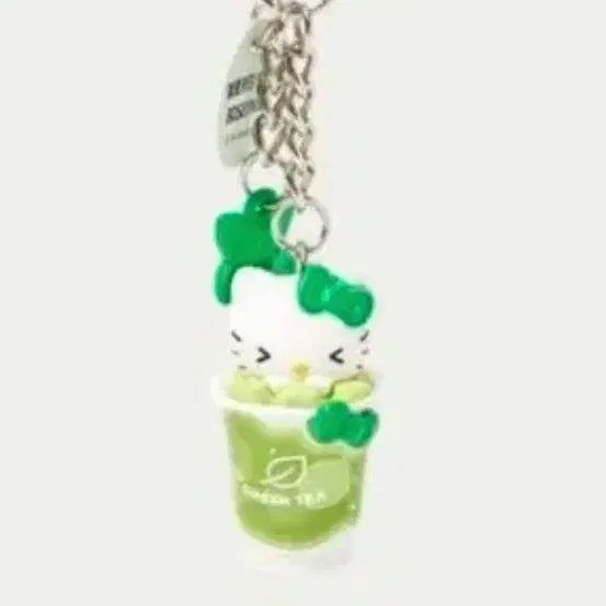 [BUNJANG] Olive Young Hello Kitty Boseong Green Tea Keyring / 올리브영 헬로키티 보성 녹차 키링