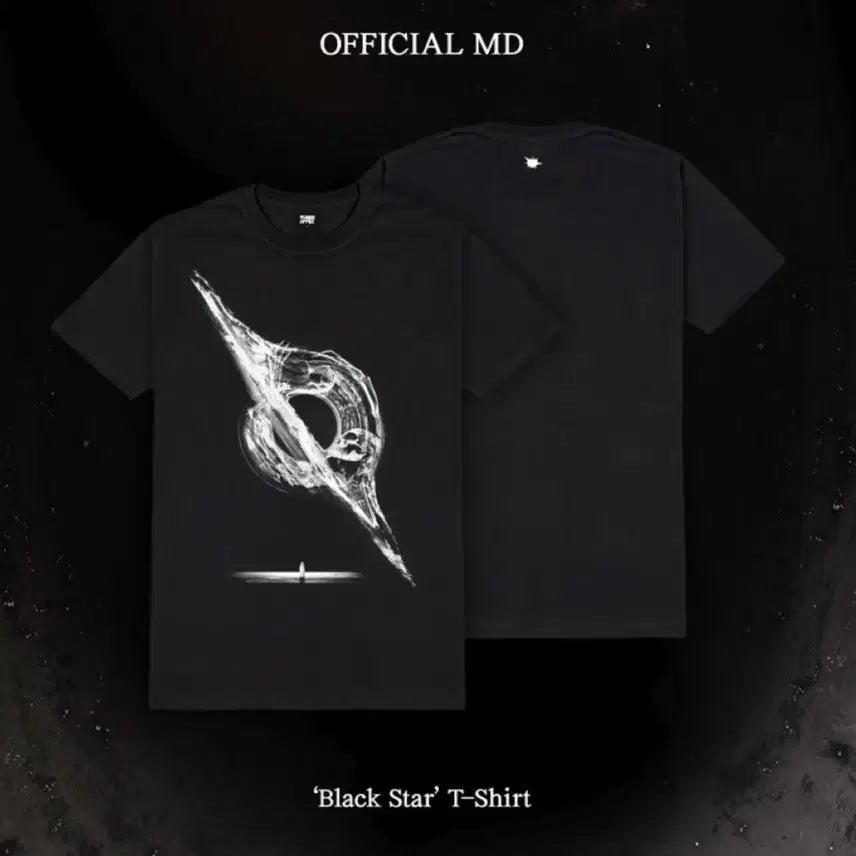 [BUNJANG] Thornapple Black Star T-Shirt Size 2 / 쏜애플 검은별 티셔츠 2사이즈 새상품