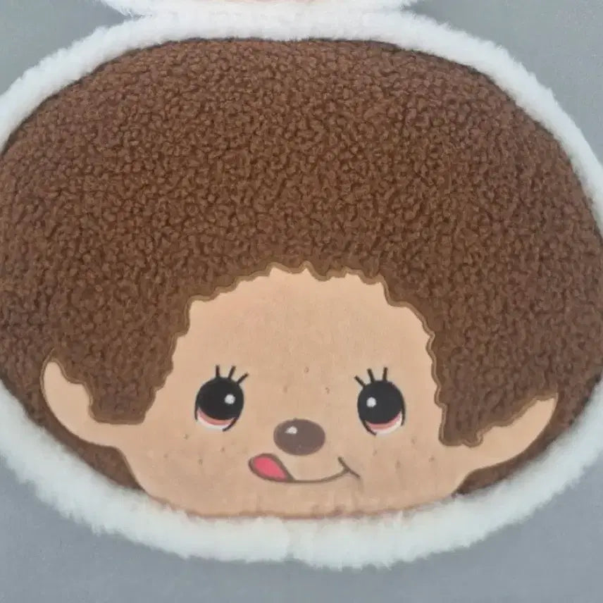 [BUNJANG] Monchhichi Face Cushion / 몬치치 얼굴 쿠션