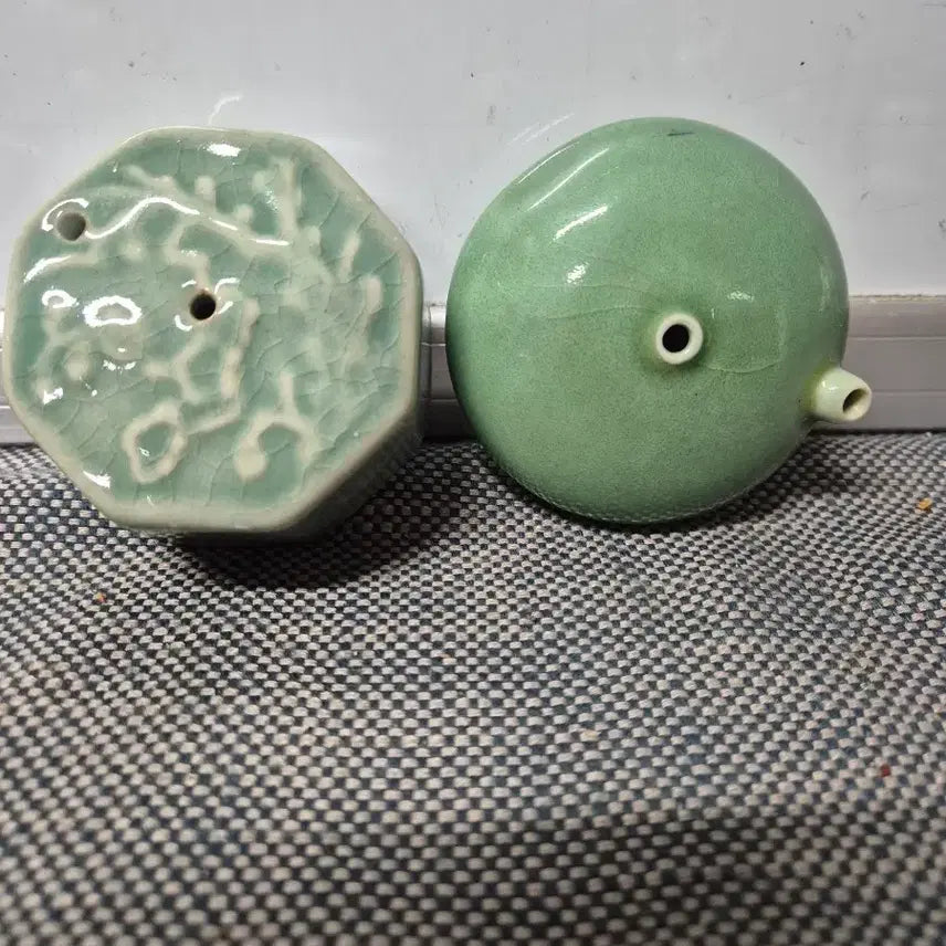 [BUNJANG] Celadon Inkstone Set (2 Items) Antique / 청자연적2점일괄