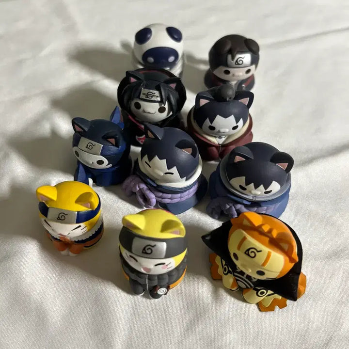 [BUNJANG] Naruto Itachi, Sasuke, Hinata, Sai Neko Naru Mega Cat Figure / (10개 일괄) 냐루토 메가캣 / 나루토 이타치 사스케 히나타 사이