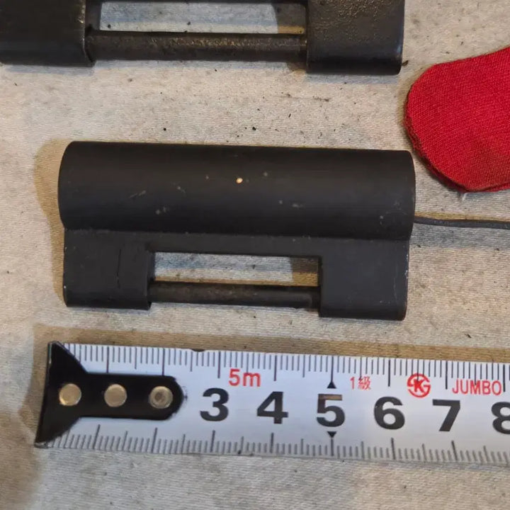 [BUNJANG] Original Small Cast Iron Padlock Set (2 Points) / 옛날 오리지날 소형 무쇠 자물통 2점