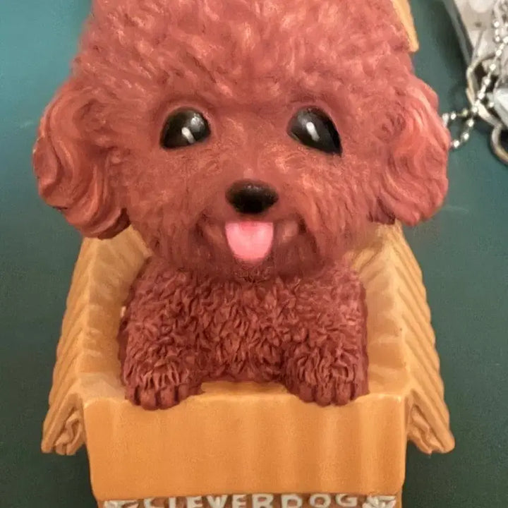[BUNJANG] Poodle Bobblehead Figurine / 푸들 장식피규어 흔들강아지피규어 푸들흔들피규어