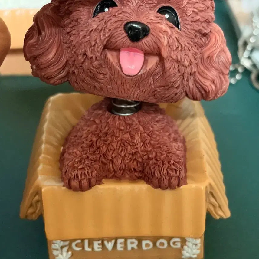 [BUNJANG] Poodle Bobblehead Figurine / 푸들 장식피규어 흔들강아지피규어 푸들흔들피규어