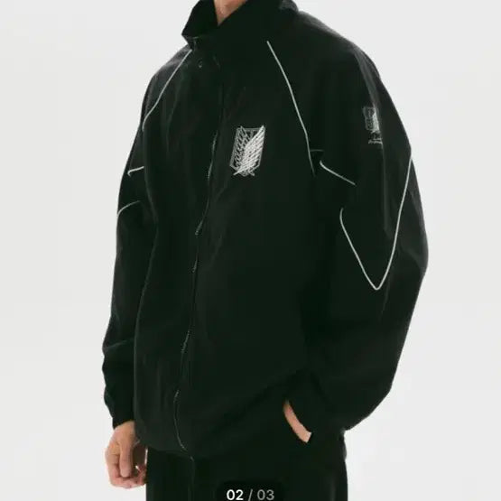 [BUNJANG] SPAO Attack on Titan Windbreaker Jacket (Size L) / 스파오 진격의거인 윈드브레이커 L 사이즈